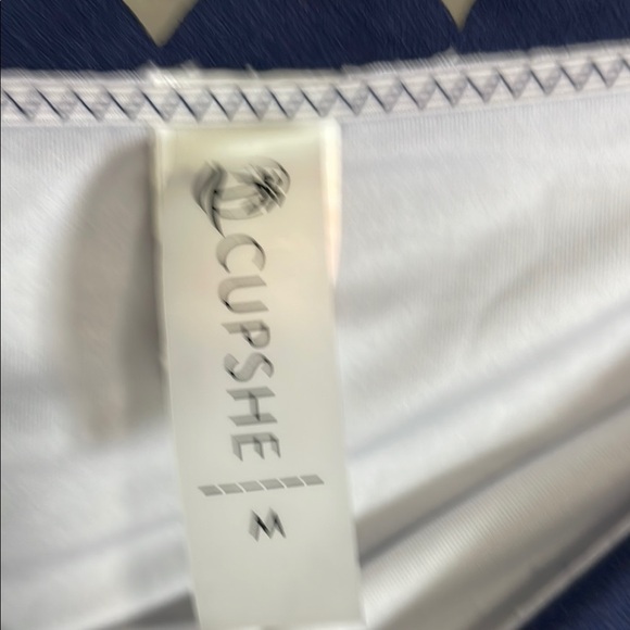 Cupshe Navy Blue Scalloped Bikini Bottom - Picture 2 of 8